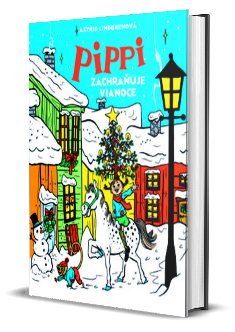 Kniha Pippi zachraňuje Vianoce