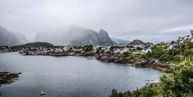 Malebný fjord