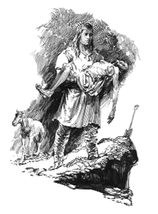 Ilustrácia z knihy Rtier siedmich kráľovstiev 2