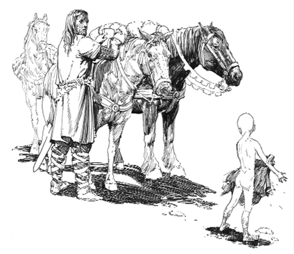 Ilustrácia z knihy Rtier siedmich kráľovstiev 4