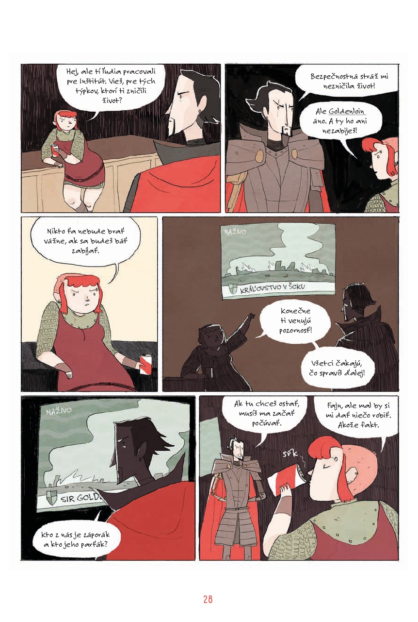 Ukážka z komiksu Nimona